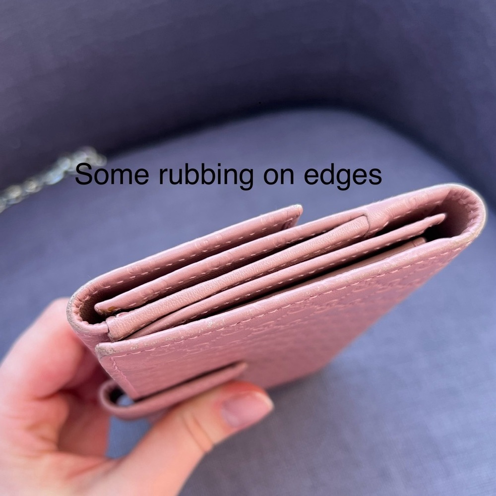 Gucci Micro guccissima Continental Flap Wallet Pink Sima leather - Picture 4 of 8